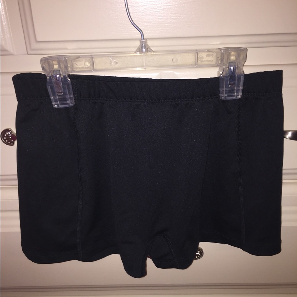 Black spandex shorts!